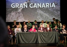 Imagen de la asamblea de desconexión del BNR celebrada recientemente en Gáldar.