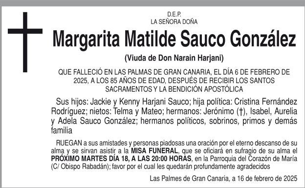 Margarita Matilde Sauco González