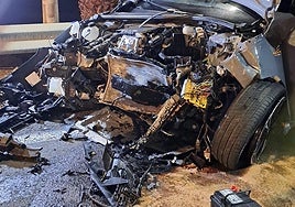 Imagen del accidente.