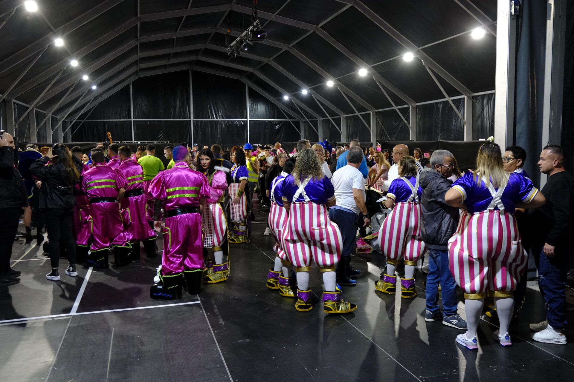 La primera fase de murgas adultas del carnaval de Las Palmas de Gran Canaria, en imágenes