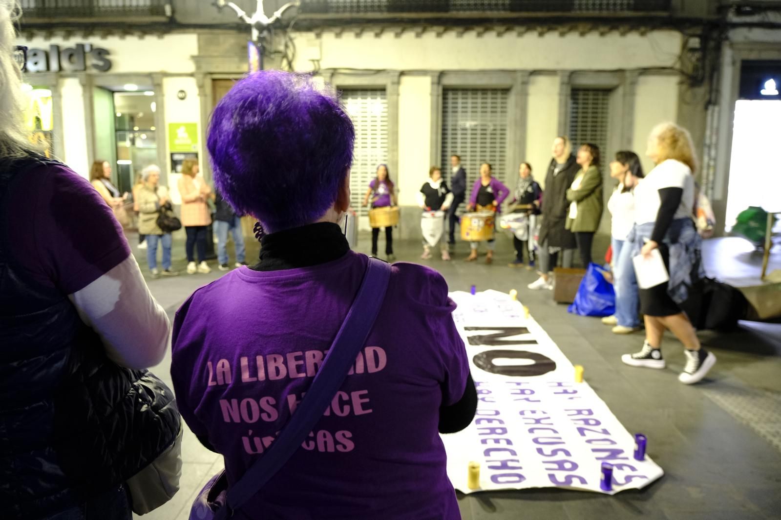 La Red Feminista toma las calles para condenar el asesinato de María Dolores