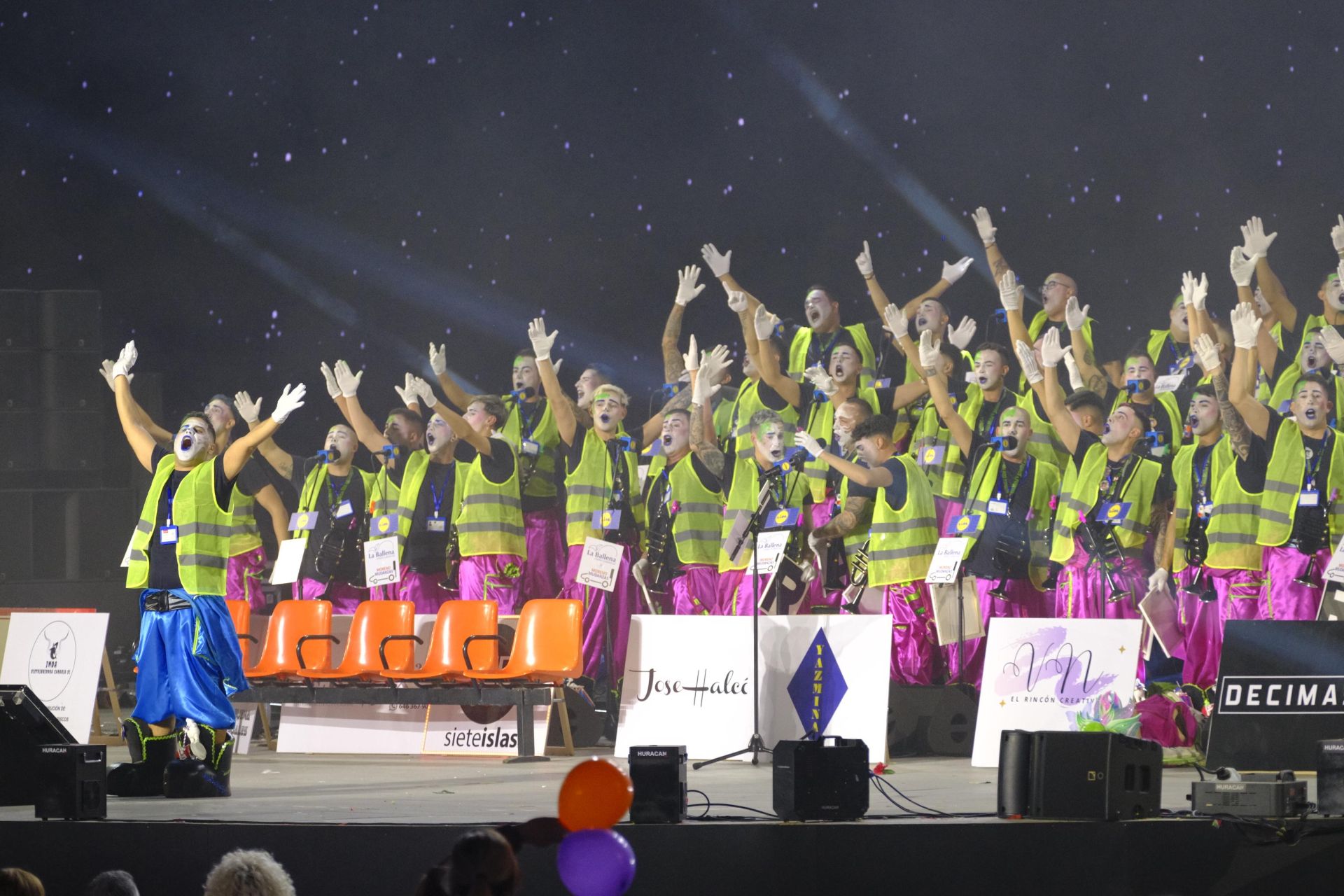 La primera fase de murgas adultas del carnaval de Las Palmas de Gran Canaria, en imágenes