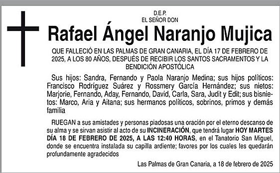 Rafael Ángel Naranjo Mujica