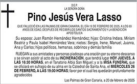 Pino Jesús Vera Lasso