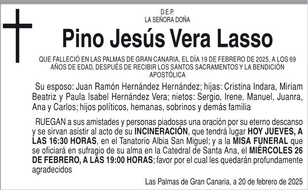 Pino Jesús Vera Lasso