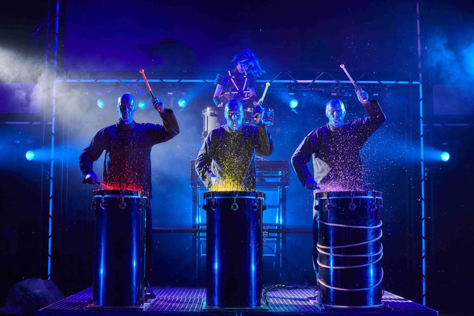 Blue Man Group traerá a Gran Canaria su último espectáculo.