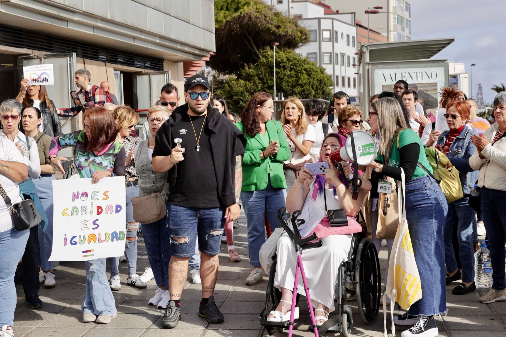 Concentración por los derechos educativos del alumnado con necesidades educativas especiales