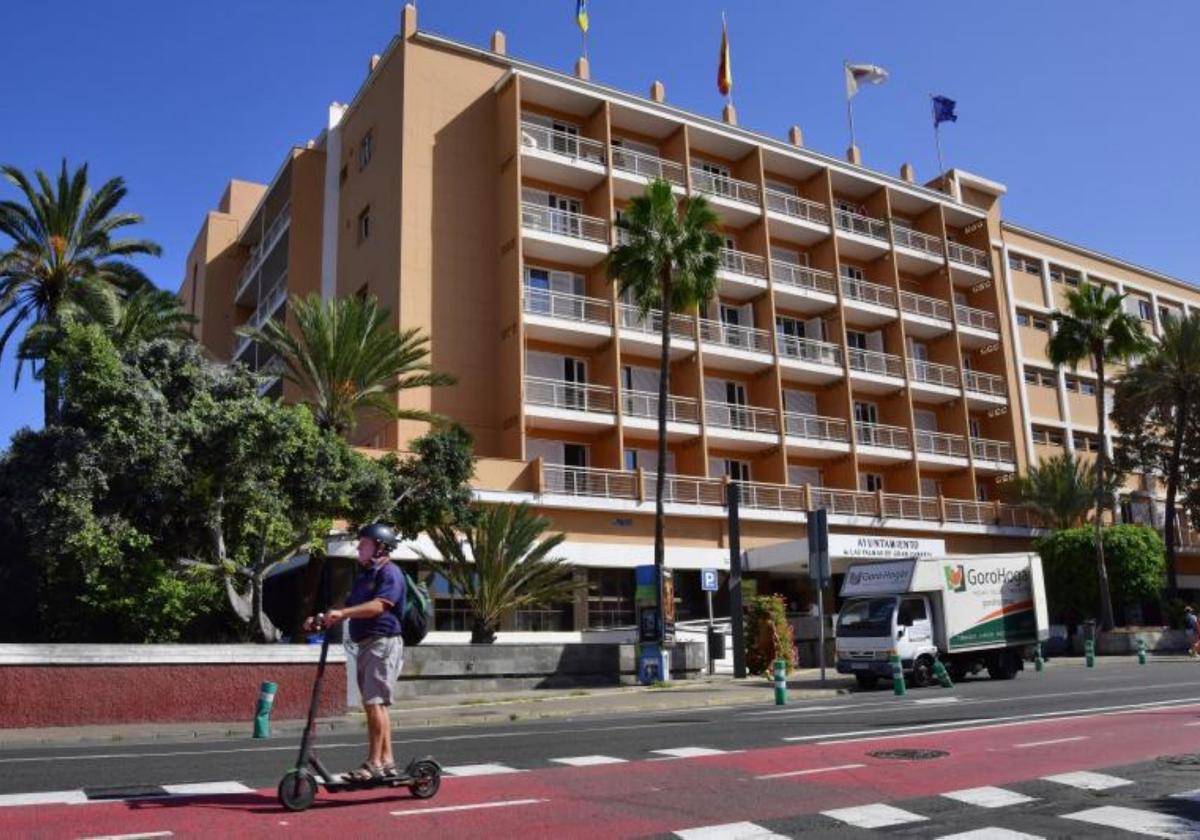 Imagen de archivo de las oficinas municipales en Las Palmas de Gran Canaria.