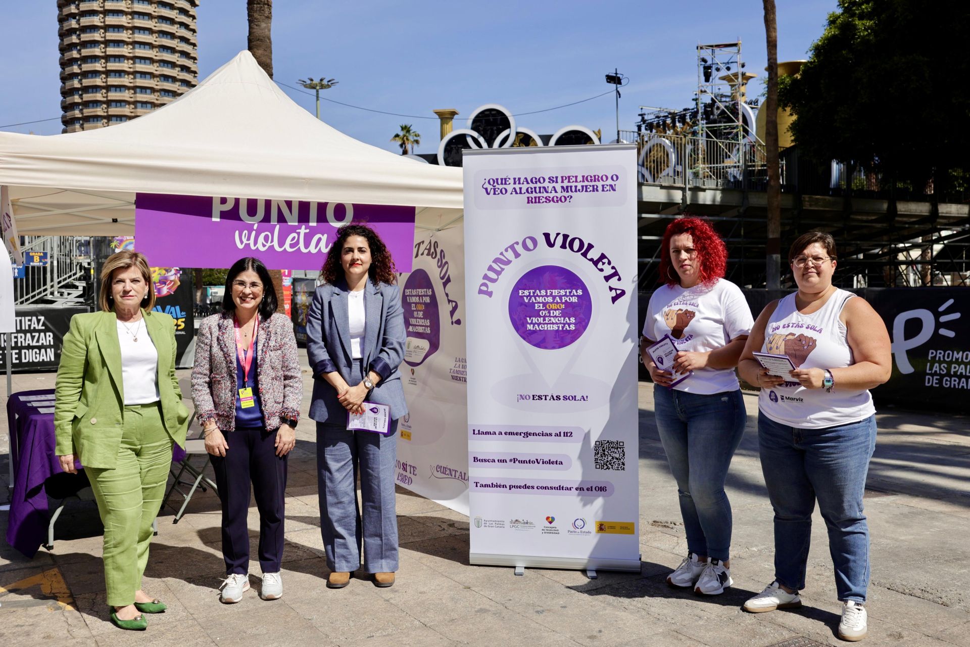 Las Palmas de Gran Canaria prepara los puntos violeta para su carnaval