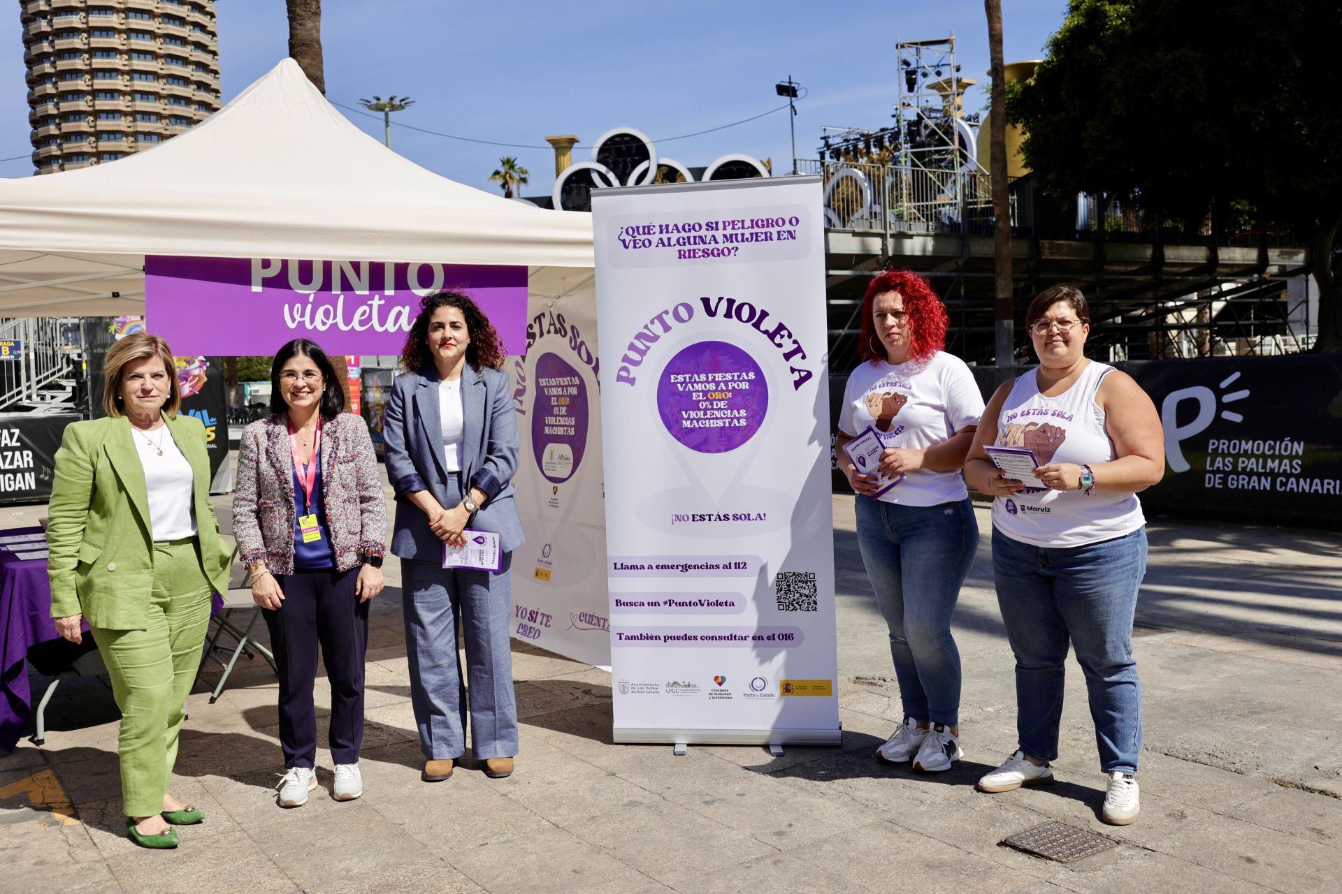 Las Palmas de Gran Canaria prepara los puntos violeta para su carnaval