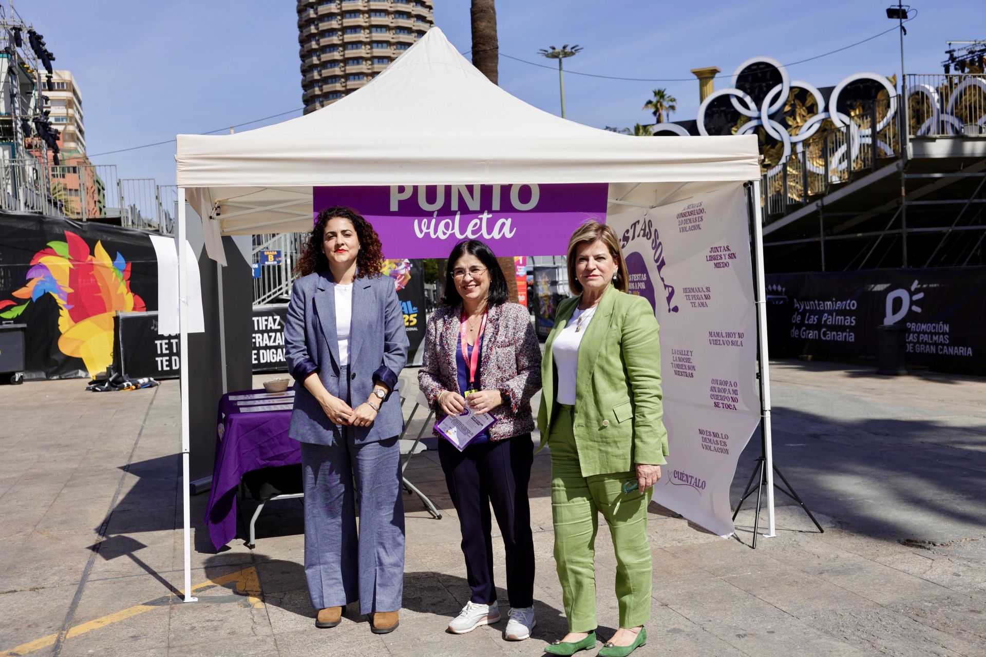 Las Palmas de Gran Canaria prepara los puntos violeta para su carnaval