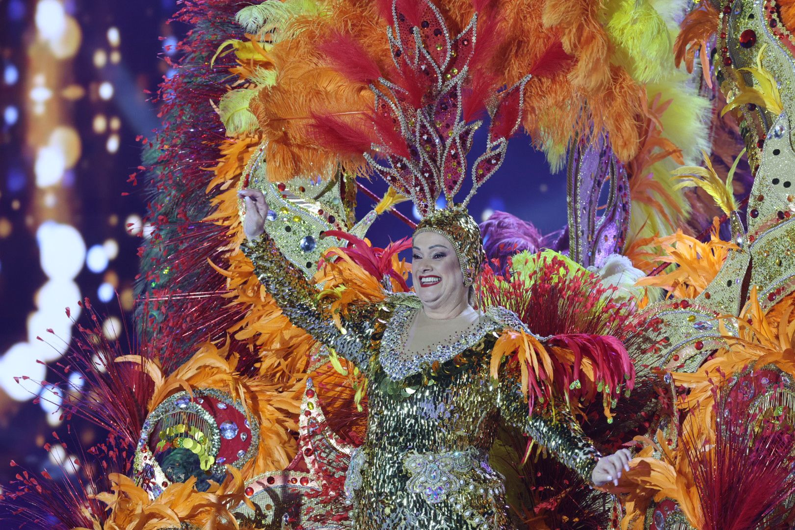 La gala de la gran dama del carnaval de Las Palmas de Gran Canaria, en imágenes