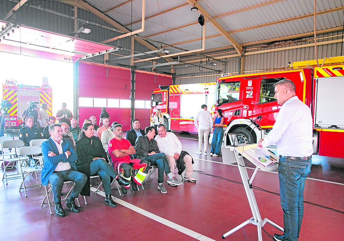 Presentación de la memoria de 2024 de los bomberos.