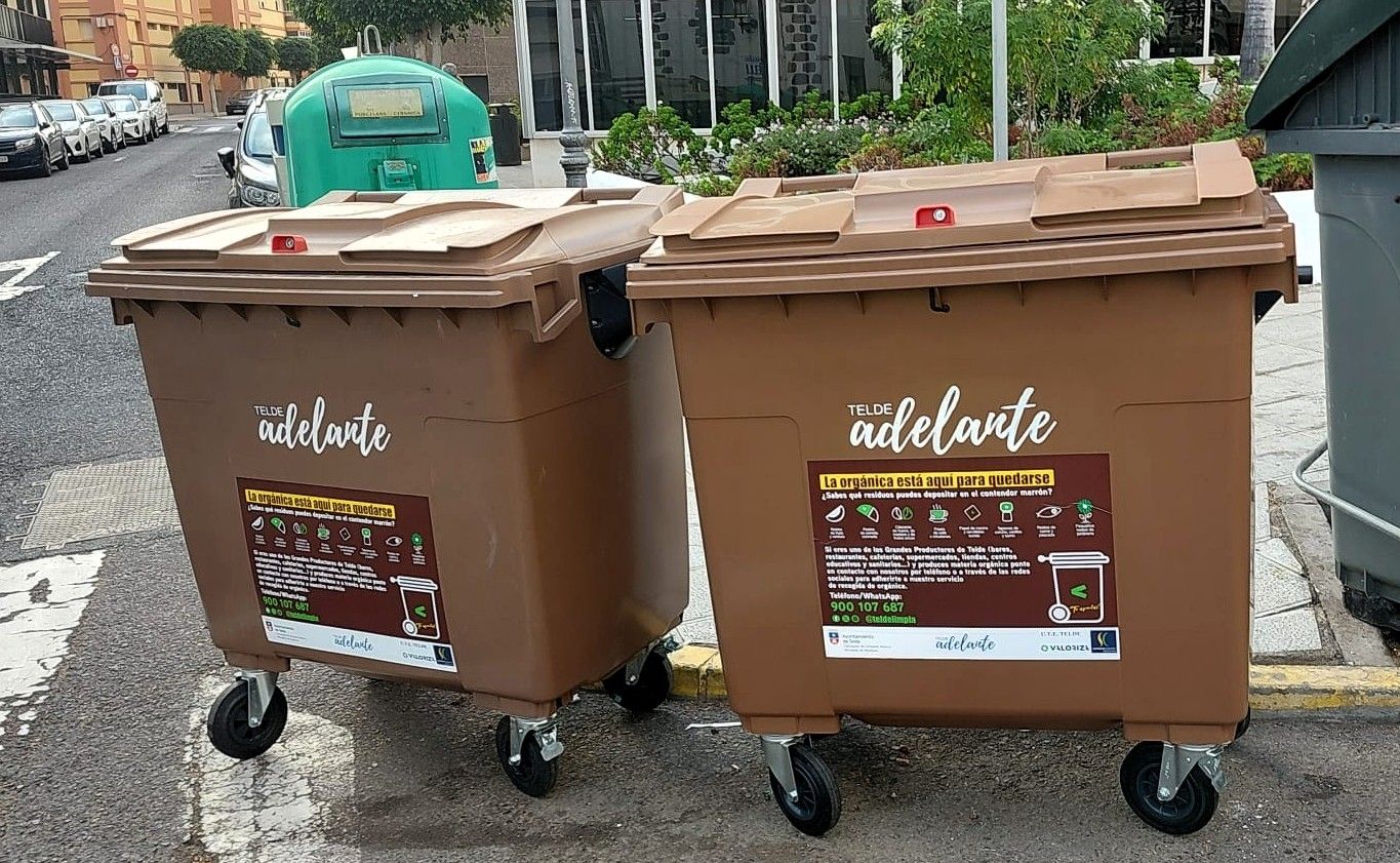 Telde instaló el contenedor marrón el pasado mes de septiembre.