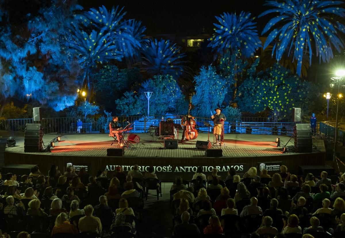 Imagen de archivo de un concierto organizado por la Sociedad de Promoción, en 2024, en el parque Doramas.