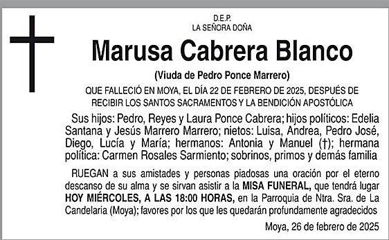 Marusa Cabrera Blanco