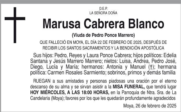 Marusa Cabrera Blanco