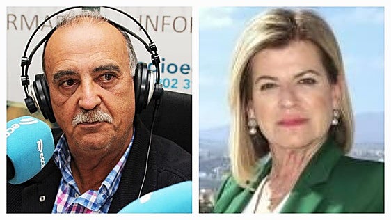 Imagen de archivo de Juan Manuel Betancor y la concejala del carnaval de Las Palmas de Gran Canaria, Inmaculada Medina.