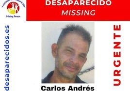 Buscan a Carlos Andrés, desaparecido en Adeje
