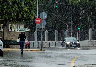 El palo de agua en Melenara fue de 31 litros por metro cuadrado en tres horas