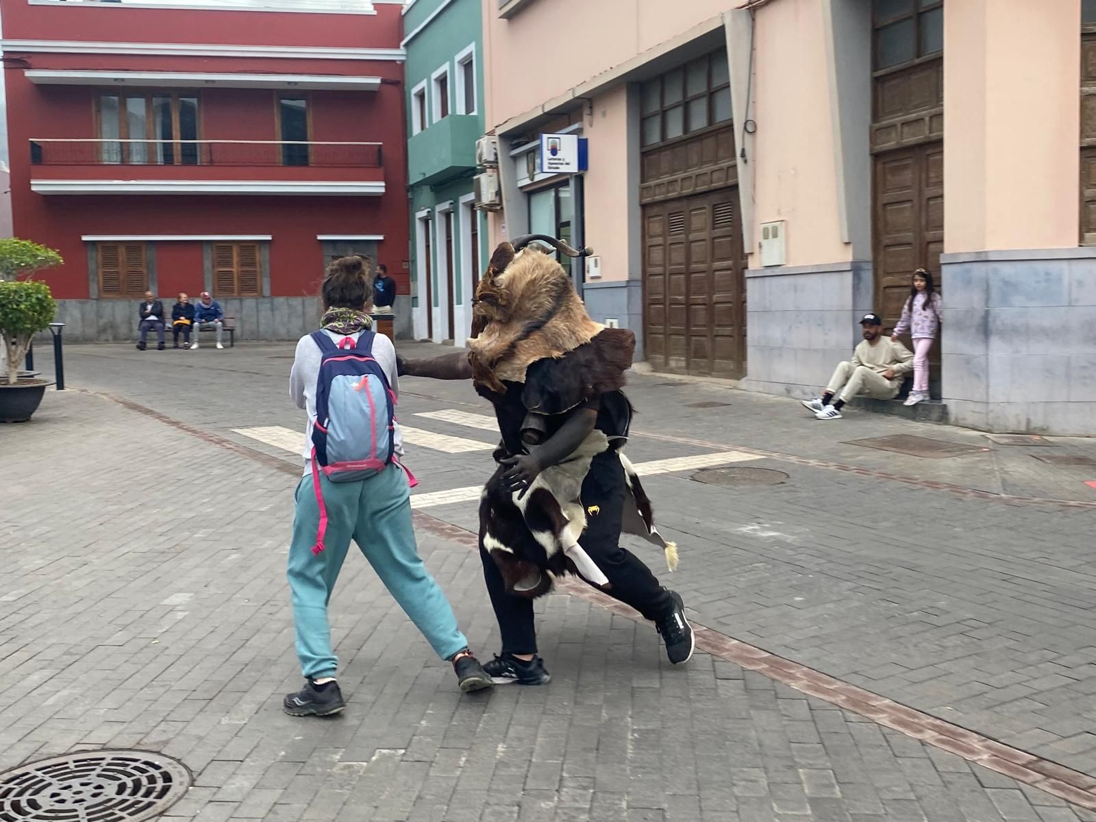 Estampida carnavalera de machos y cabras en La Aldea de San Nicolás