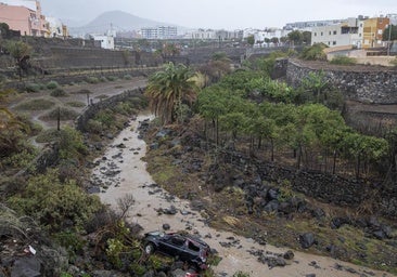 La lluvia volvió a cebarse con Melenara este martes