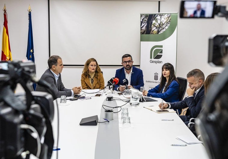 Imagen de la presentación de la herramienta digital en la sede de Gesplan de la capital grancanaria.