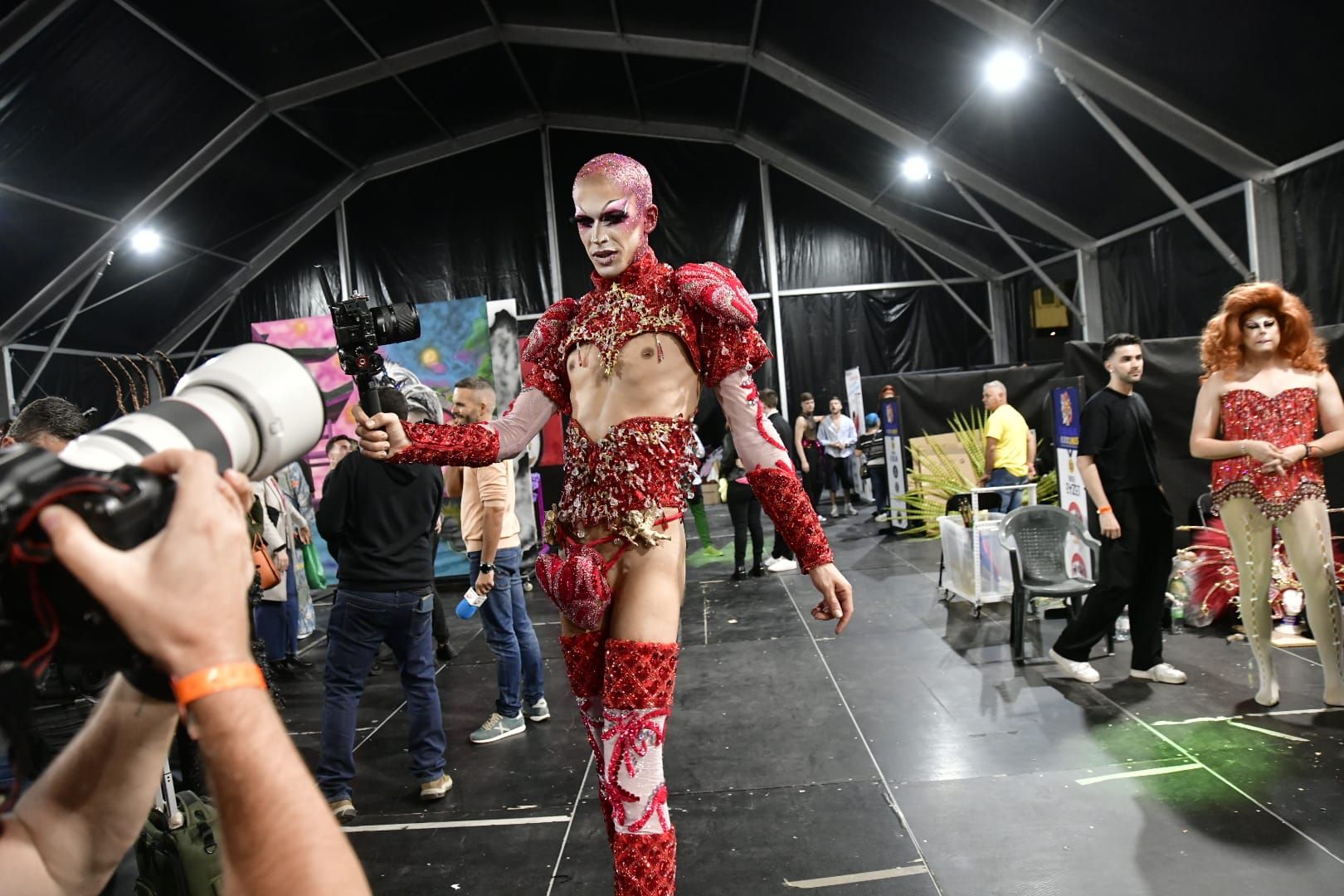 Los drags se preparan para hacer temblar el Parque de Santa Catalina