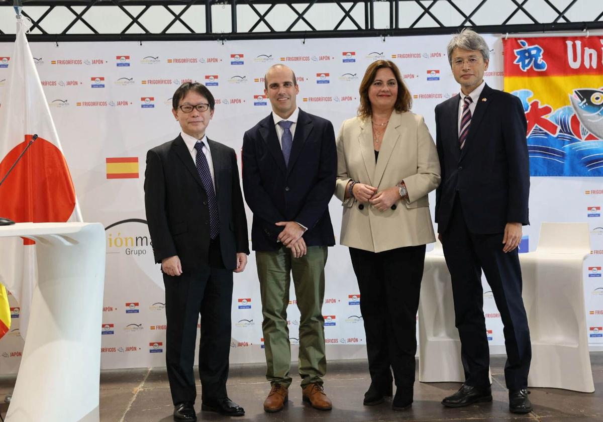 Imágenes de la inauguración del almacén frigorífico de Unión Martín en el Puerto de Las Palmas