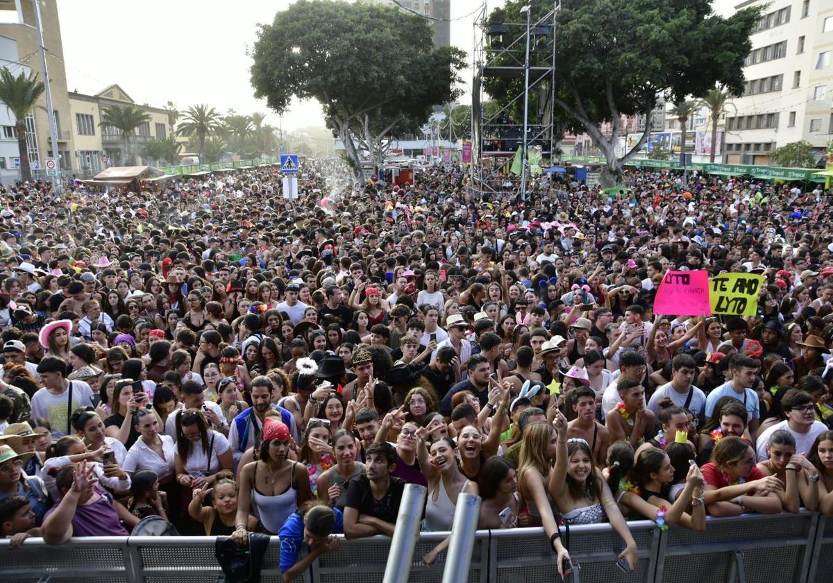 Imagen de archivo del carnaval familiar en Manuel Becerra.