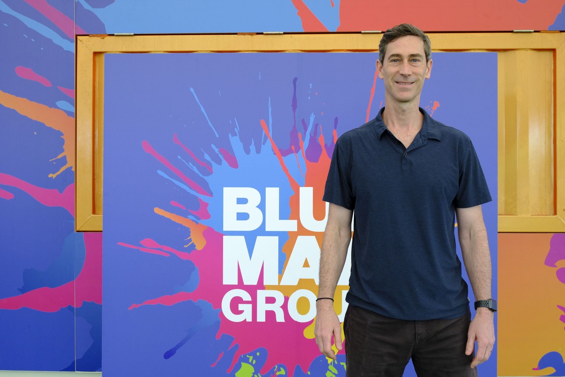 Matt Ramsey, director artístico de Blue Man Group.