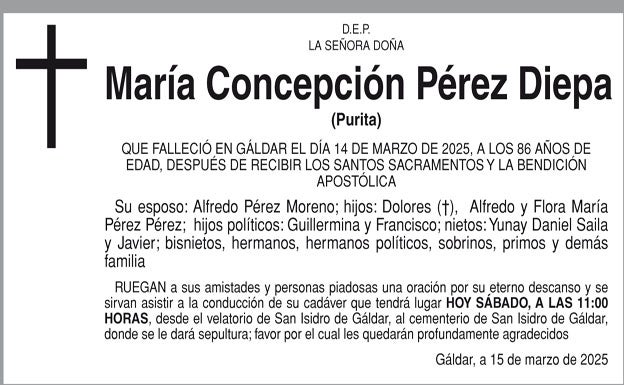 María Concepción Pérez Diepa