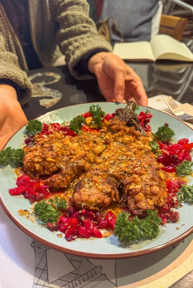 Berejnjena adobada, al horno y crujiente