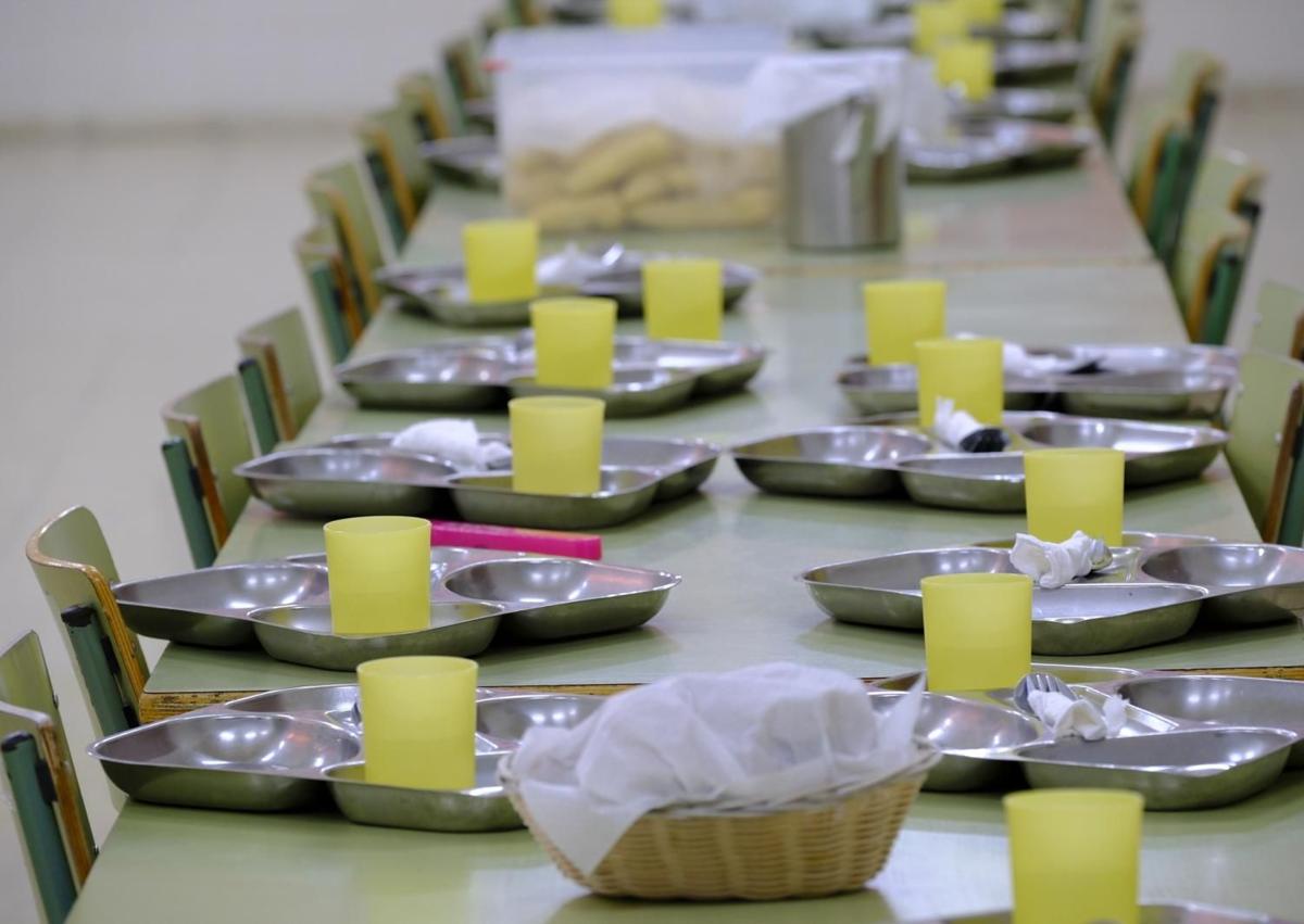 Imagen secundaria 1 - Todo listo en el ecocomedor del Salvador Manrique de Lara.