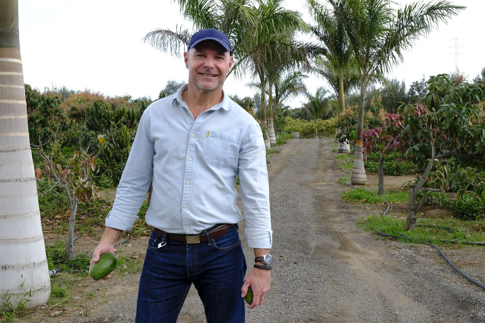 Horacio Rivero, encargado de la finca La Suerte Grande.