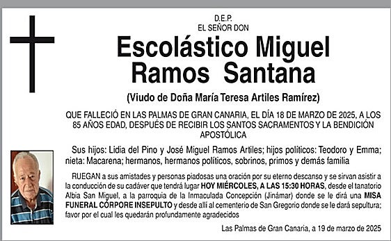 Escolástico Miguel Ramos Santana