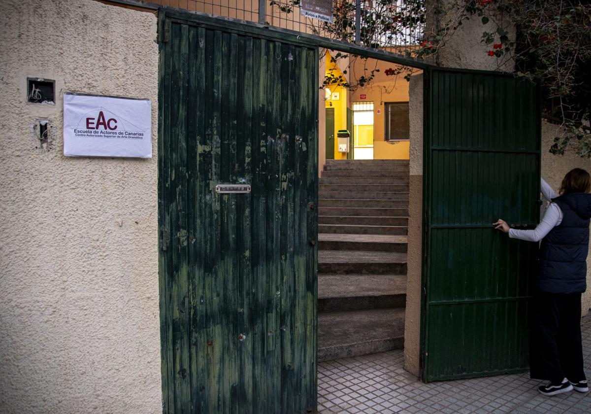 La fachada de la sede en La Paterna de la Escuela de Actores de Canarias.