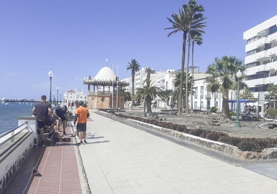 Una avenida en Arrecife