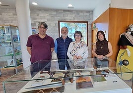 Un momento de la presentación de la muestra.