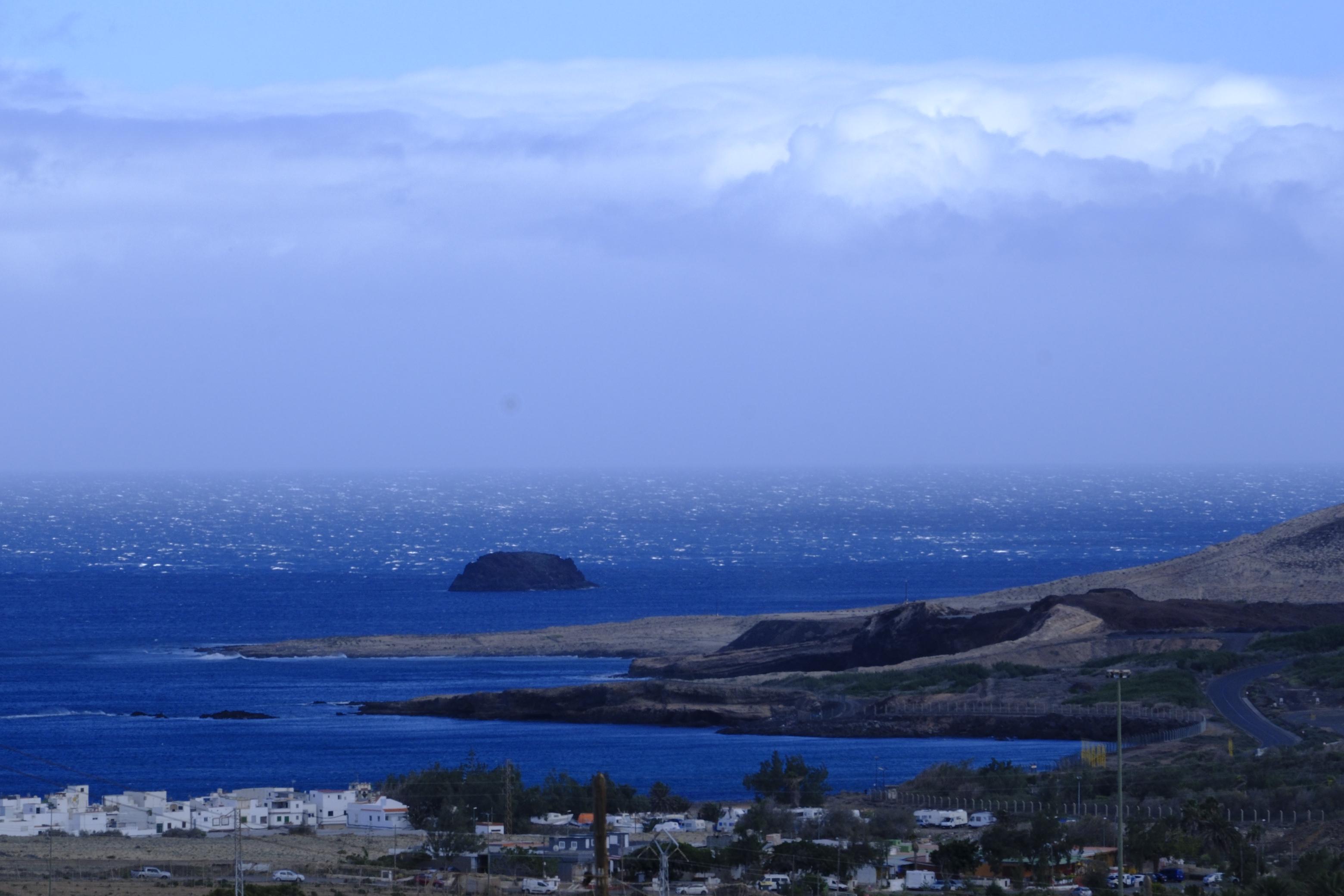 Las rachas de viento causan estragos en el norte de Gran Canaria