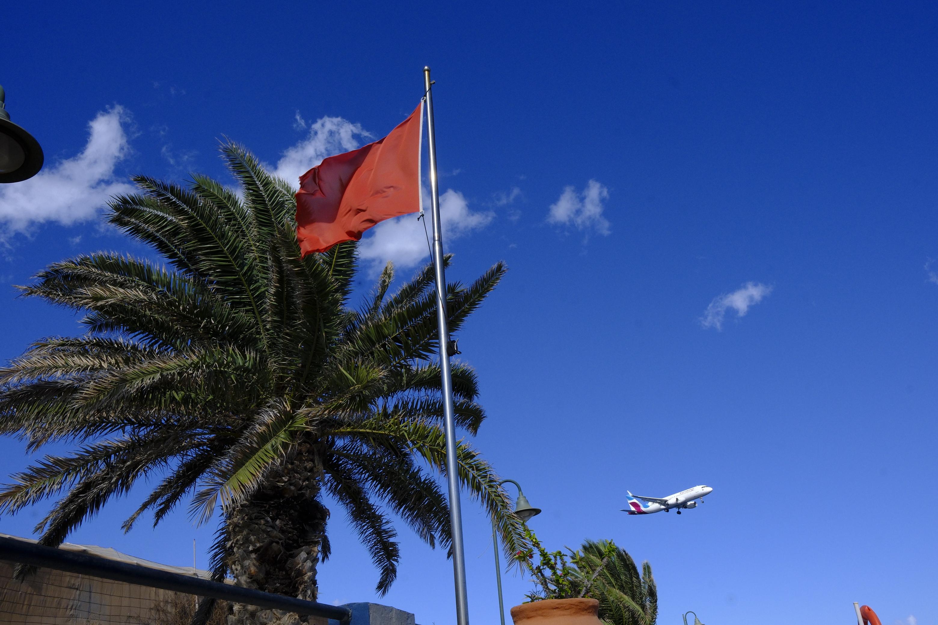 Las rachas de viento causan estragos en el norte de Gran Canaria