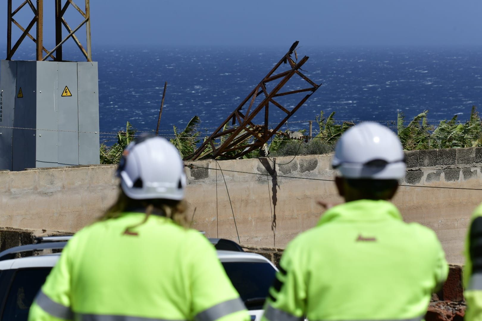 Las rachas de viento causan estragos en el norte de Gran Canaria