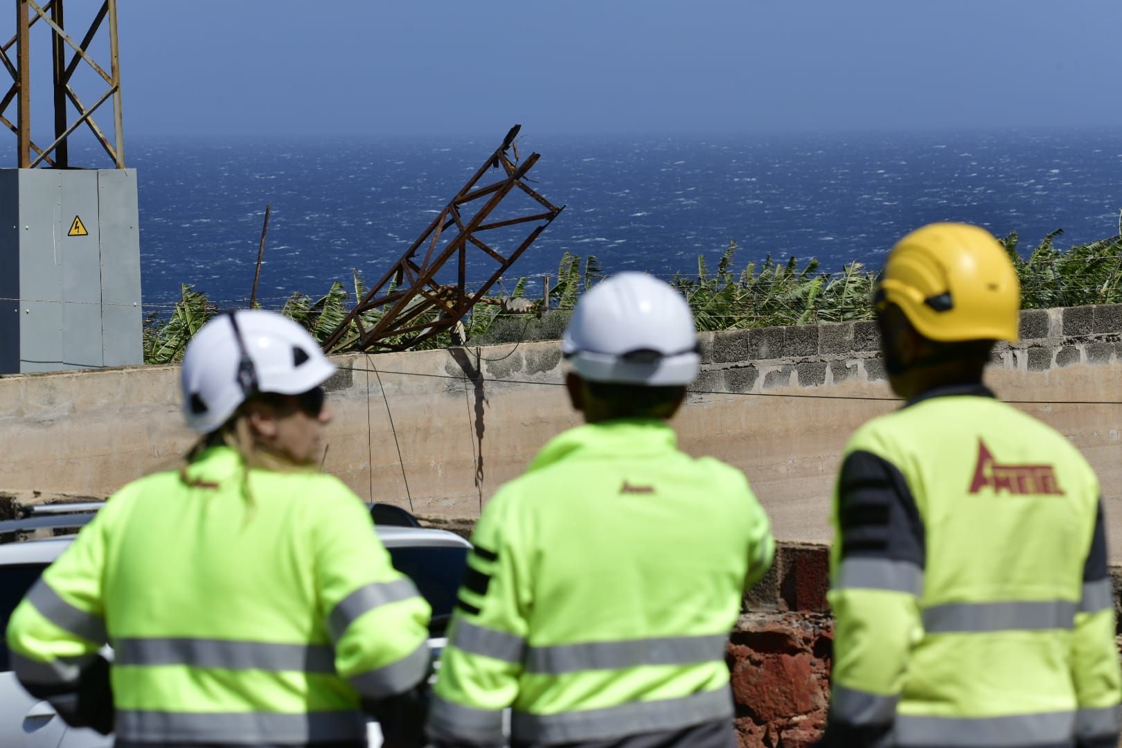 Las rachas de viento causan estragos en el norte de Gran Canaria