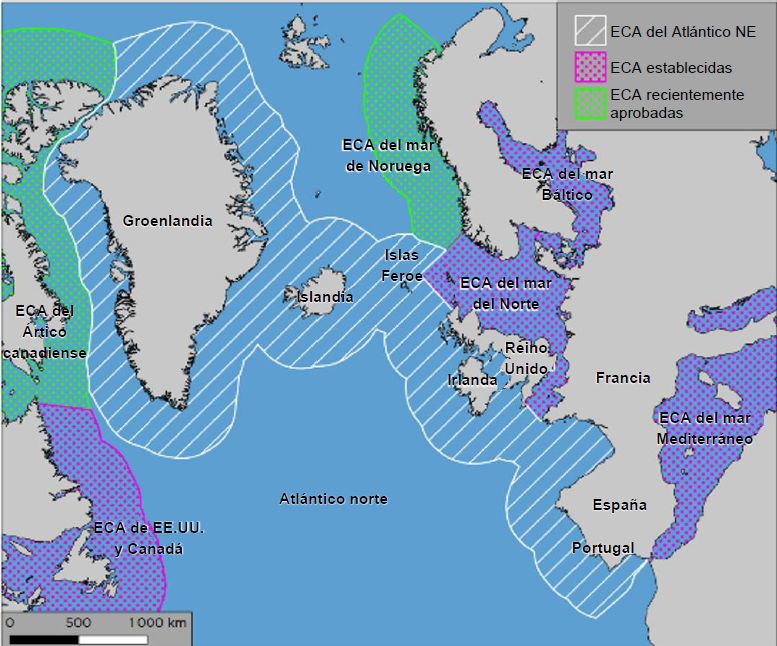 Control de emisiones en el Atlántico Norte