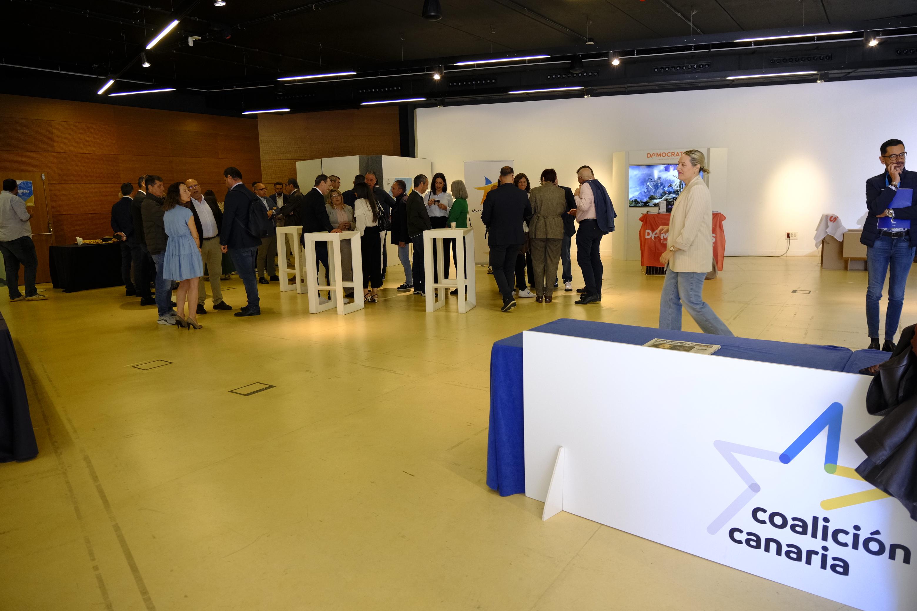 Imágenes de la clausura del VIII Congreso de Coalición Canaria