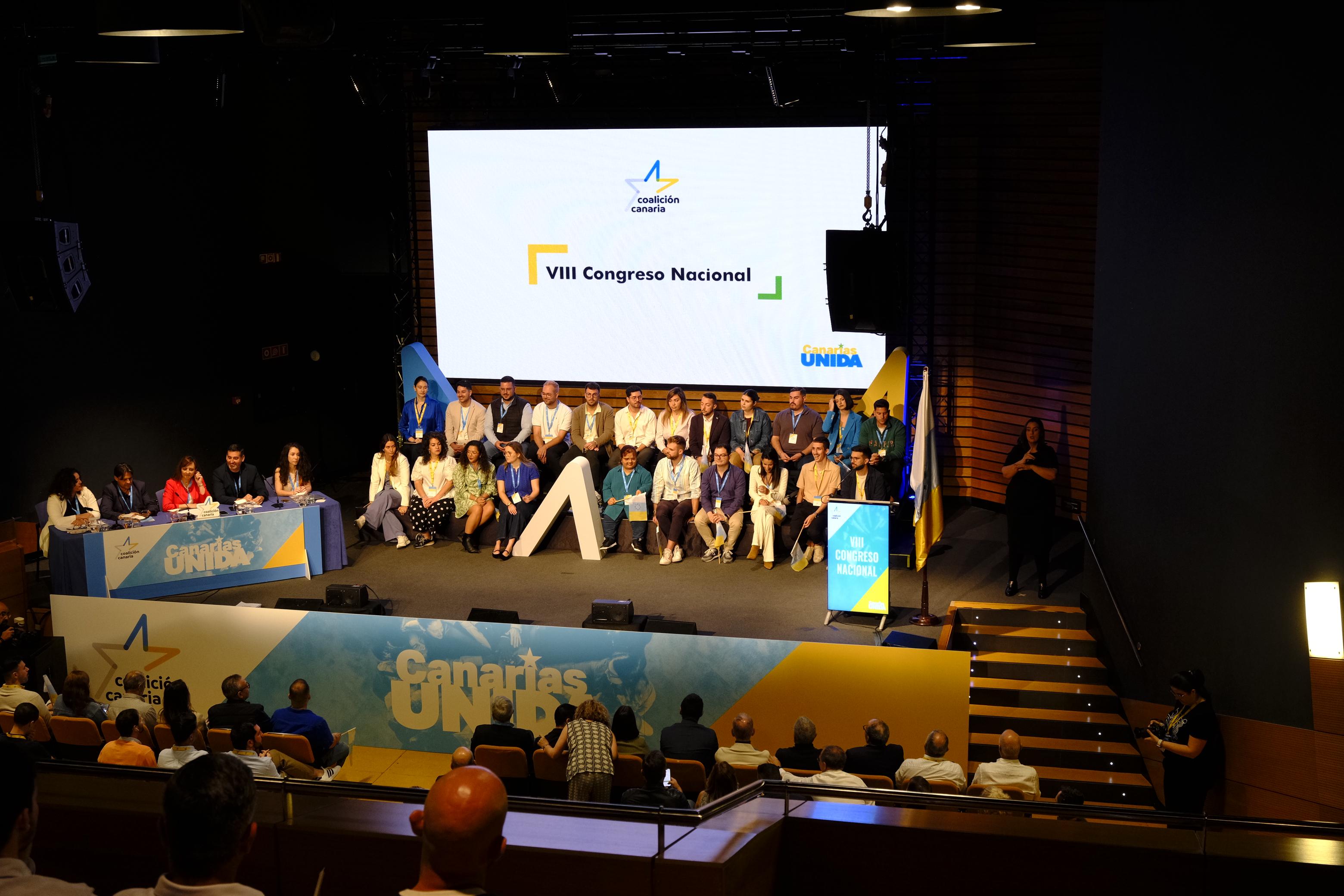 Imágenes de la clausura del VIII Congreso de Coalición Canaria