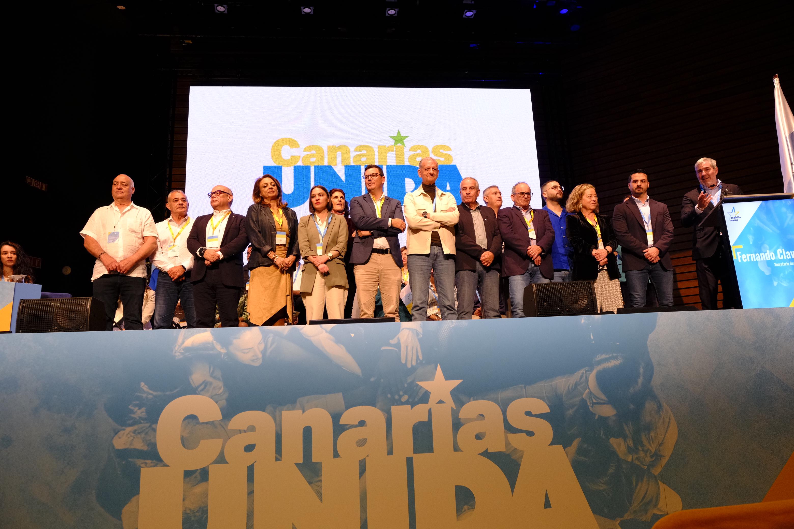 Imágenes de la clausura del VIII Congreso de Coalición Canaria