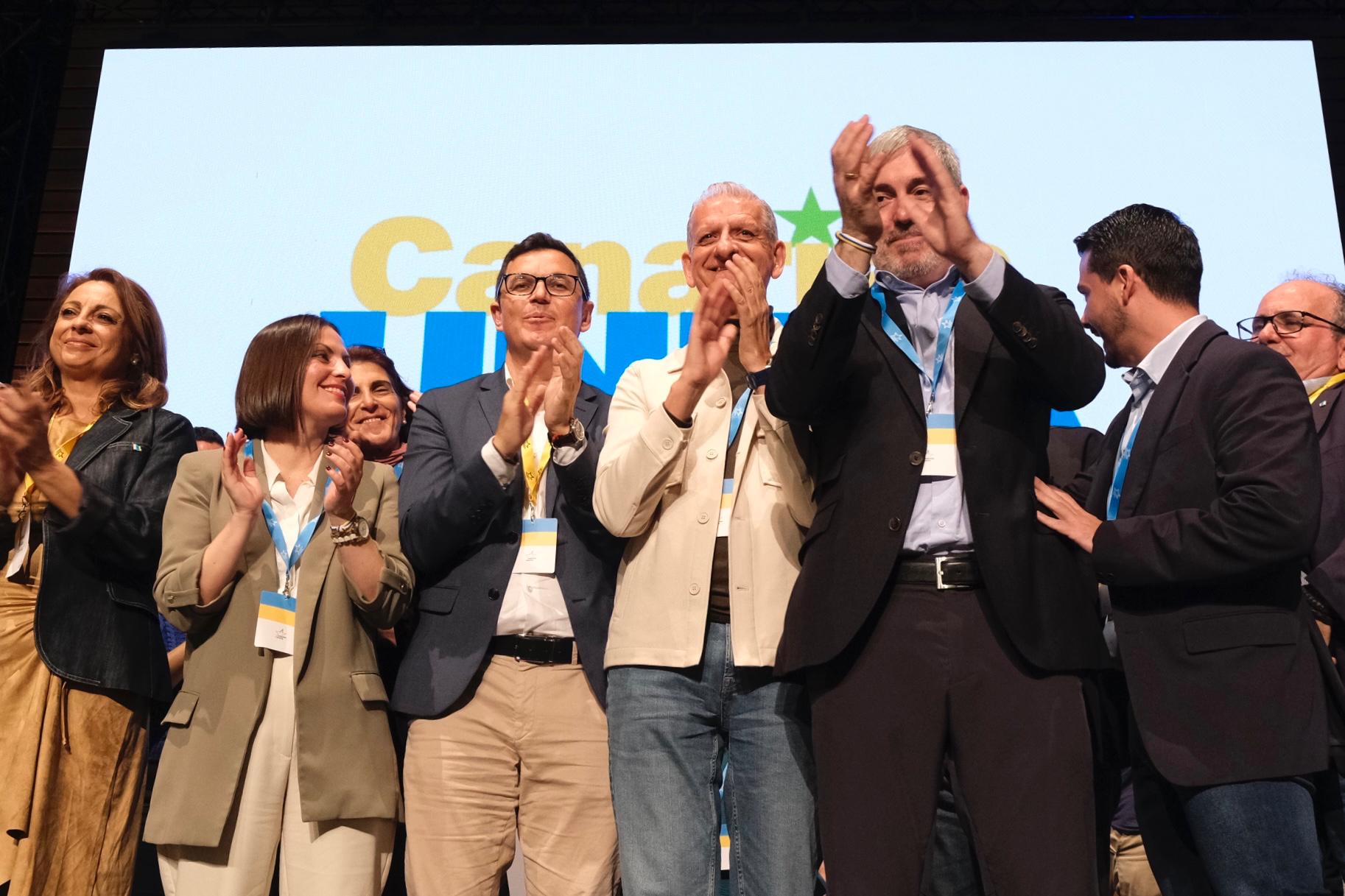 Imágenes de la clausura del VIII Congreso de Coalición Canaria