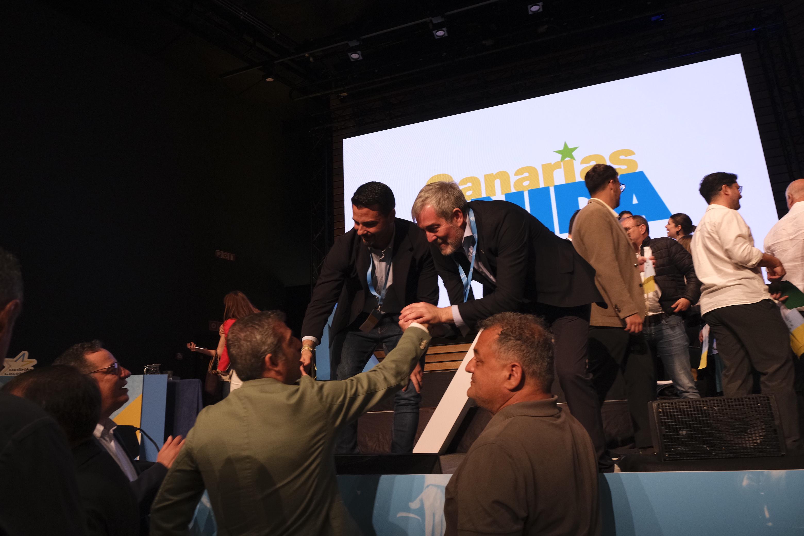 Imágenes de la clausura del VIII Congreso de Coalición Canaria