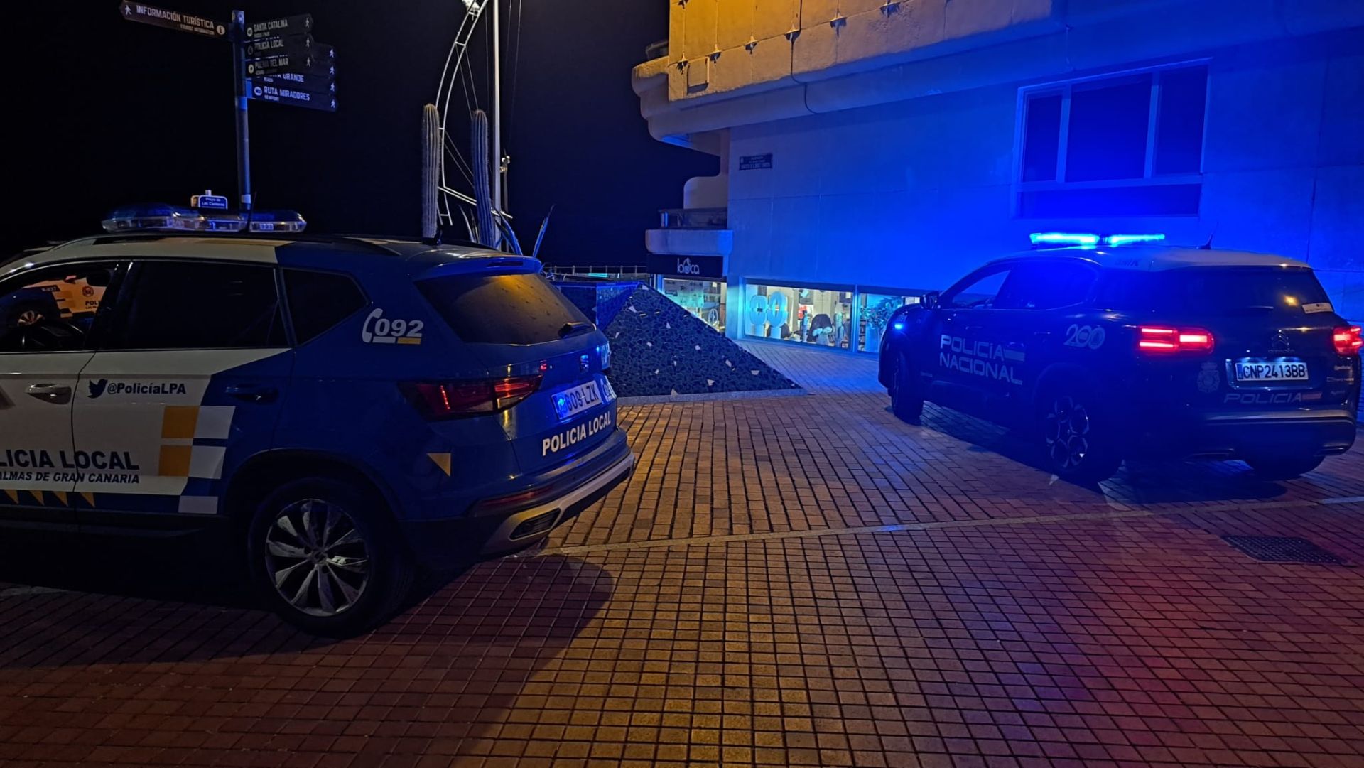 Noche violenta en Las Palmas de Gran Canaria: seis detenidos, dos robos y dos peleas